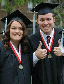 Graduation close up