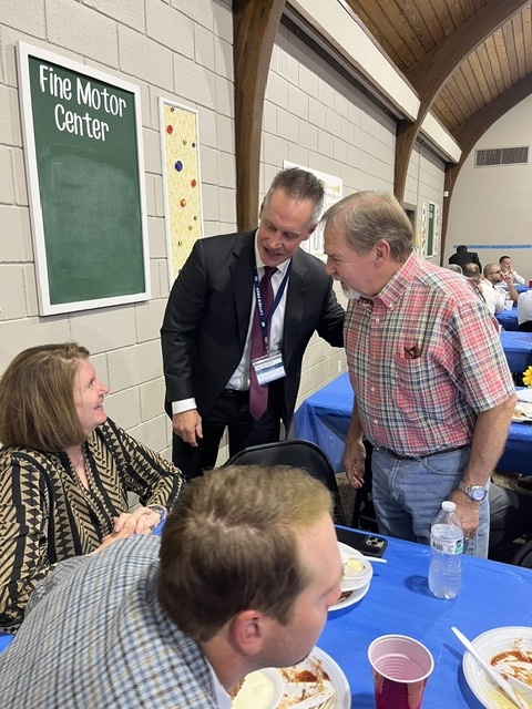 Gentleman serving in a ministry setting