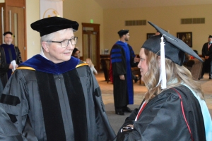Dr. Whaley and Mandy Pavelchik