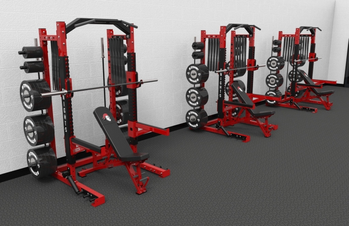 #9 Training Hall Rack & Weights