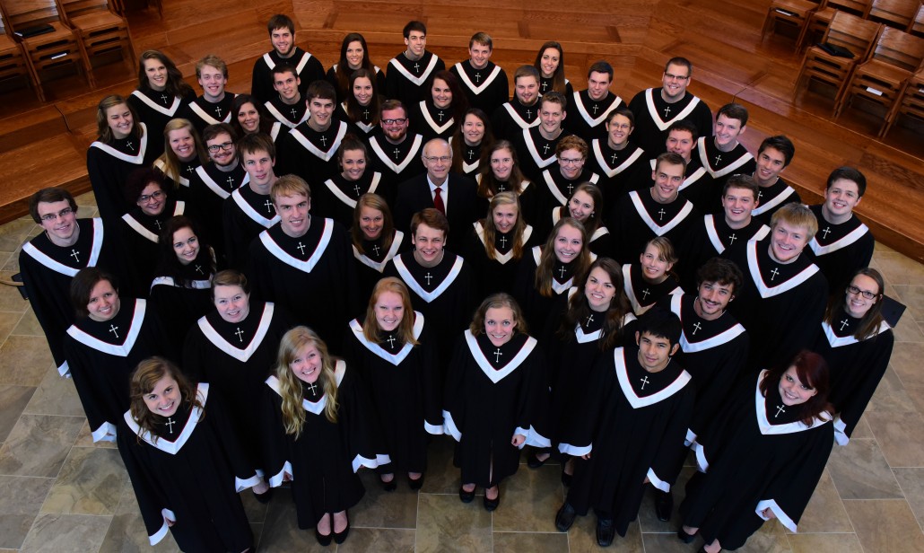 College Choir gathered group photo comp College Choir