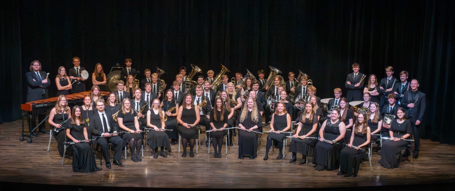 Wind symphony group photo