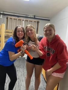 Three Students with Tools