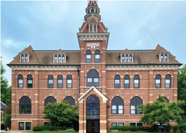 Architectural Rendering of Old Main entrance