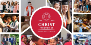 Synod Convention Collage of photos with their logo