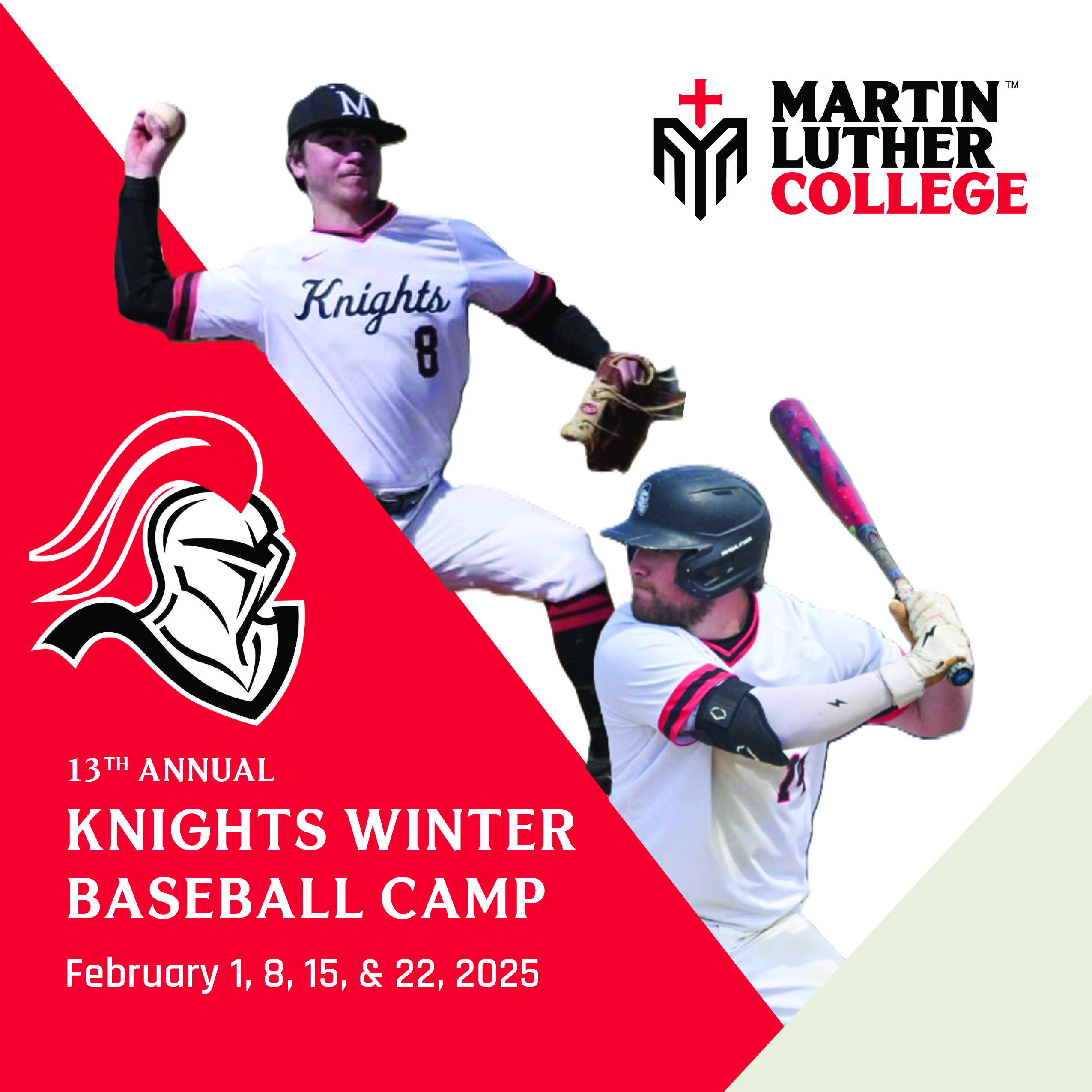 2026 Knights winter baseball camp social square