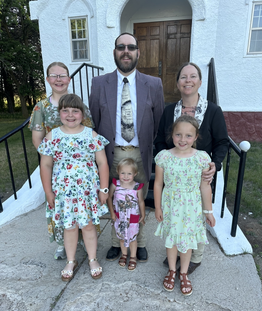 Nate Rooney and his family