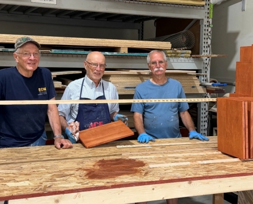 Three local woodworkers