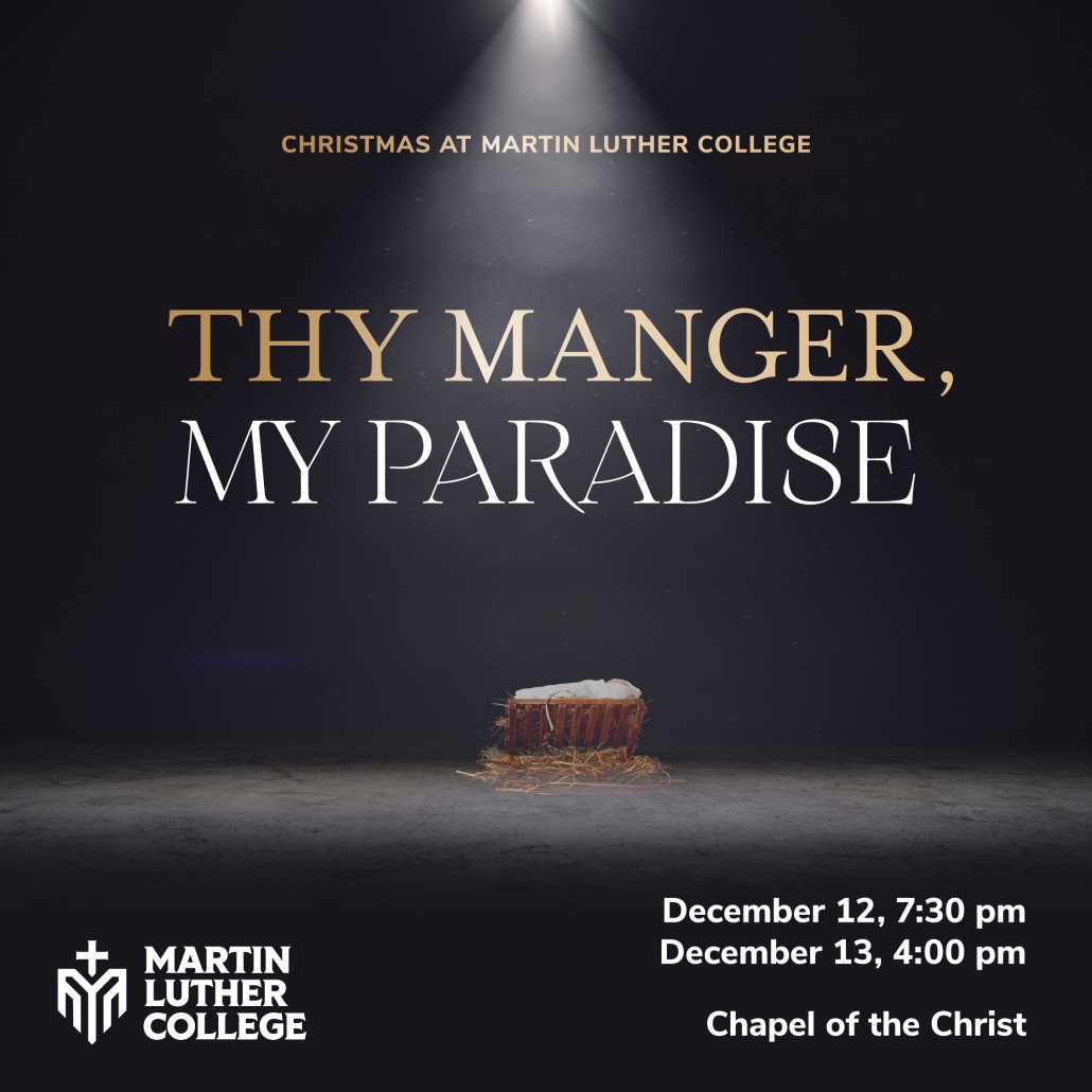 Thy Manger. My Paradise.